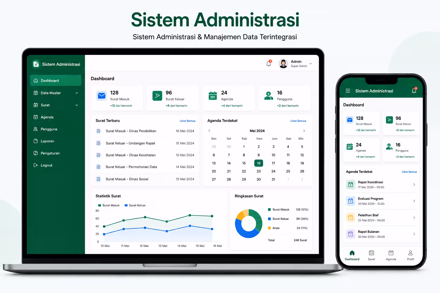 Contoh project sistem administrasi — Srilex Buditra