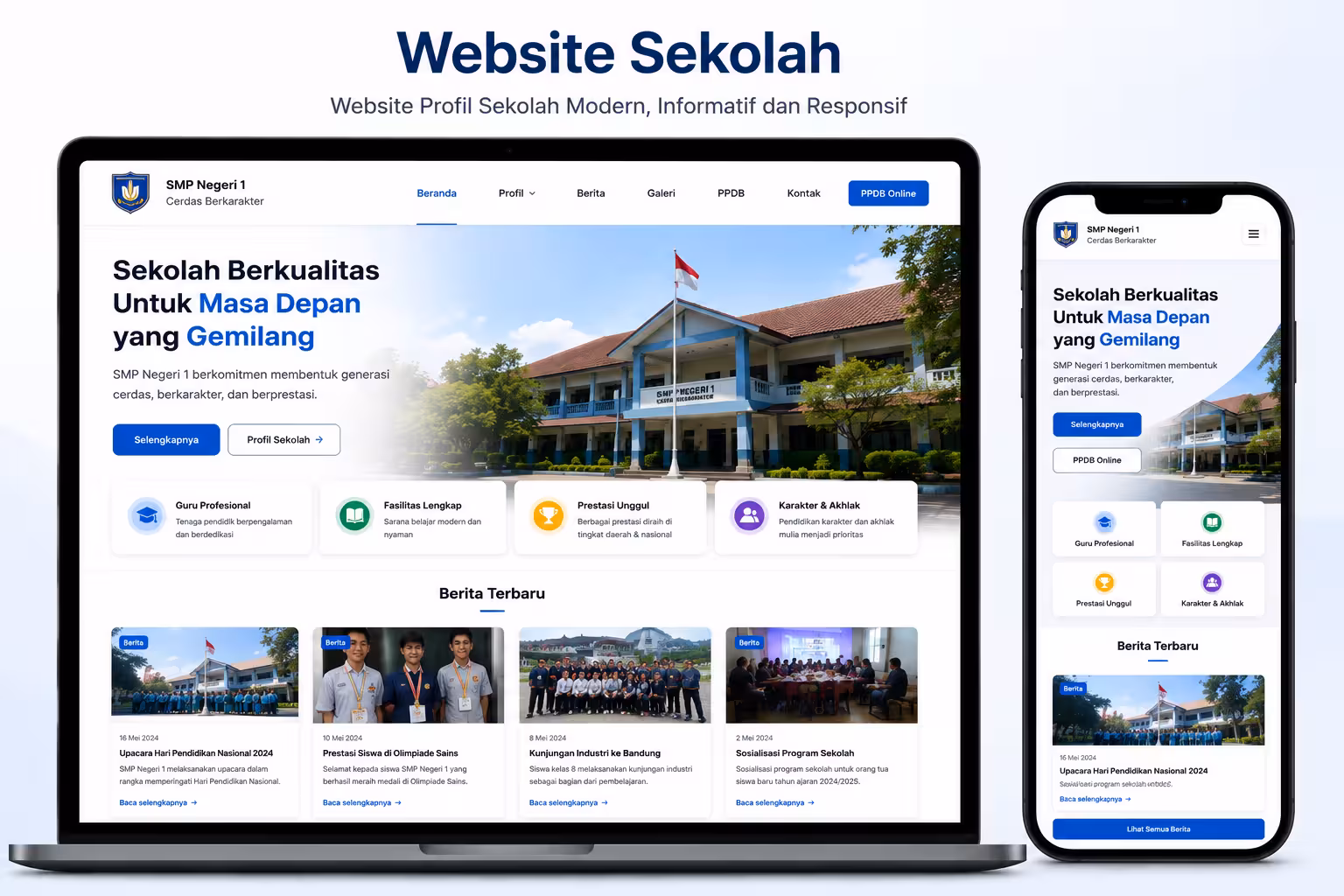 Contoh project website sekolah — Srilex Buditra